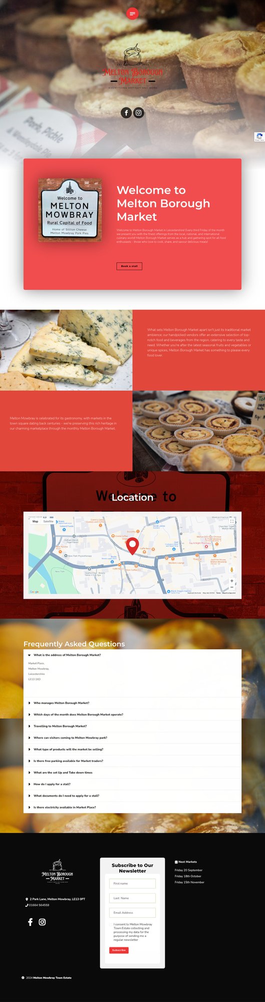 melton borough market website